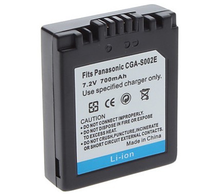 GPB PANASONIC CGA-S002 Battery - ZoomCamera.co.za